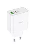 СЗУ Hoco C113A Awesome PD65W (1USB/1Type-C) White