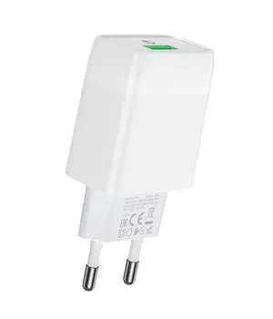 СЗУ Hoco C72Q QC3.0 (1USB / 2A) Білий