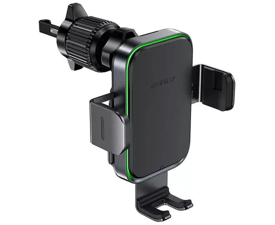 Автодержатель с БЗУ Acefast D17 Black