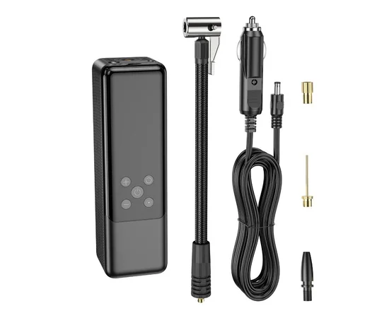 Автомобільний насос Hoco ZP5 May smart air pump Black