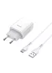 СЗУ HOCO C73A (2USB / 2.4A) + Type-C Білий