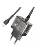 СЗУ Hoco N34 Dazzling PD20W+QC3.0 + Type-C to Lightning Transparent black