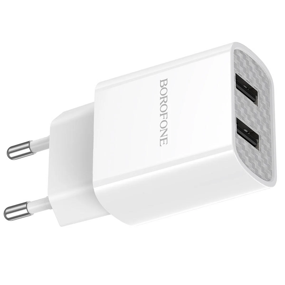 СЗУ Borofone BA53A Powerway (2USB/2.1A) Белый