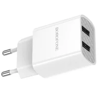 СЗУ Borofone BA53A Powerway (2USB/2.1A) Белый