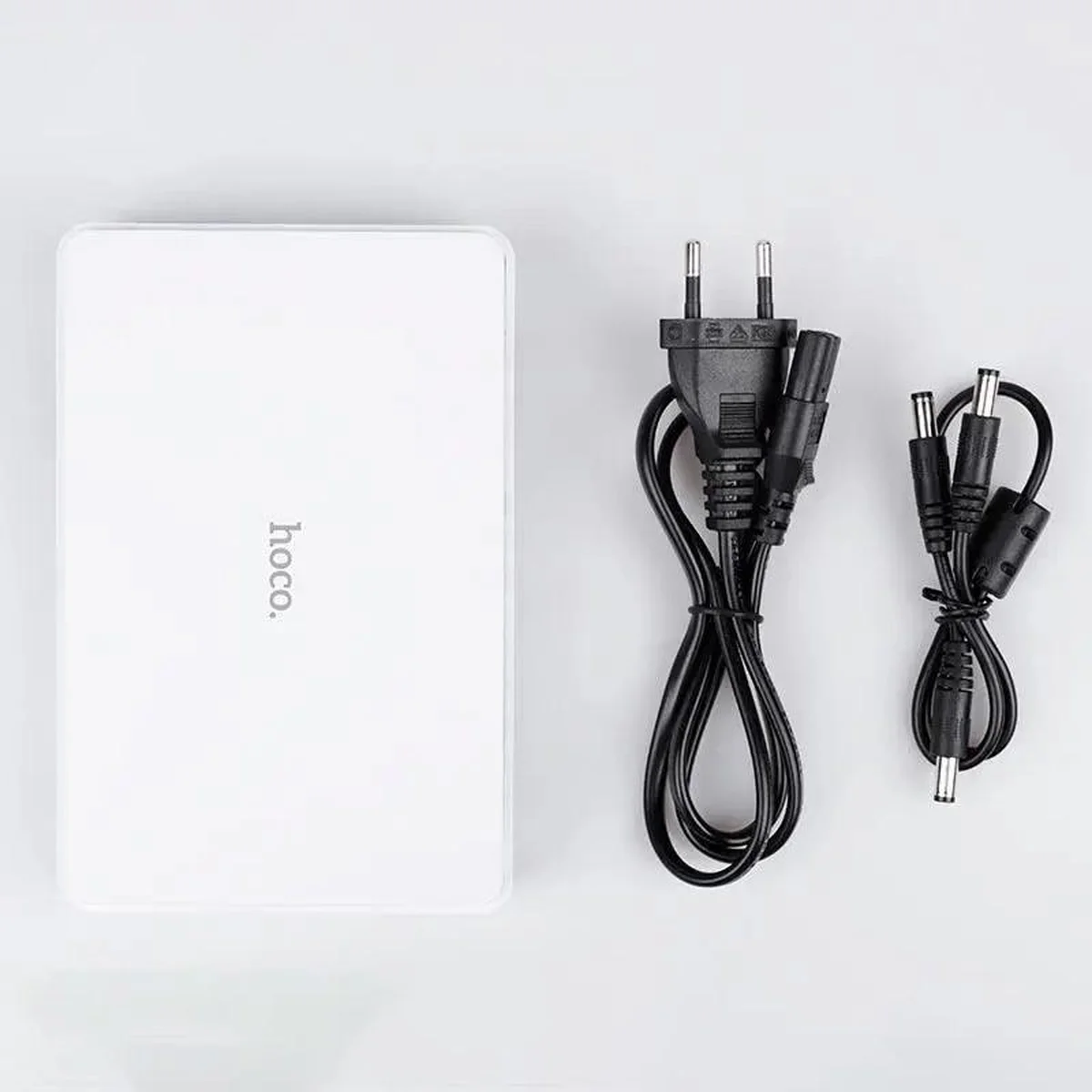 Источник бесперебойного питания Hoco DB25 Plus Smart Mini UPS для роутеров 5V/9V/12V 10000 mAh White