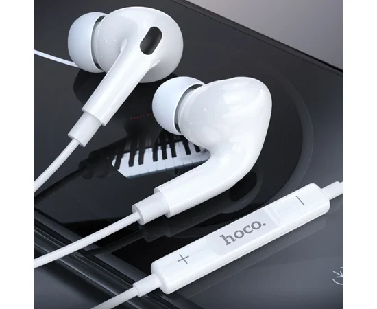 Стерео наушники Hoco M101 Pro 3.5mm White