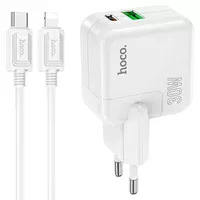СЗУ Hoco C111A PD 30W+QC3.0 Type-C to Lightning White