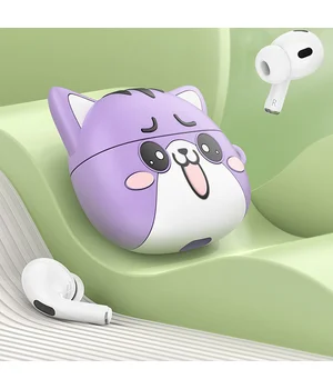 Беспроводные TWS наушники Hoco EW48 Purple Cat