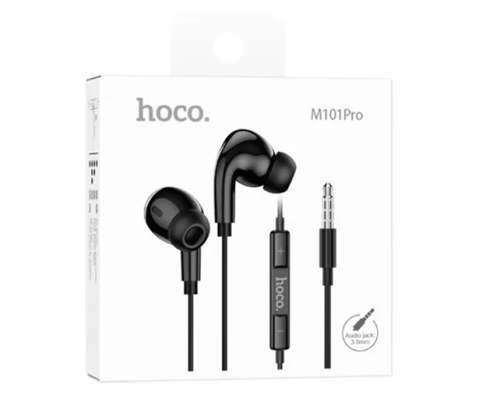 Стерео наушники Hoco M101 Pro 3.5mm Black