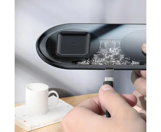 БЗУ Baseus Simple 2in1 18W Прозрачный