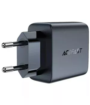 СЗУ Acefast A49 PD35W GaN (USB-C+USB-C) dual port Black