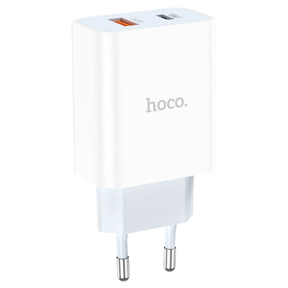 СЗУ HOCO C97A PD20W+QC3.0 (1USB/1Type-C/3A) Белый