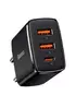 СЗУ Baseus Compact Quick Charger 30W QC+ PD (1Type-C + 2USB) (CCXJ-E) Чорний