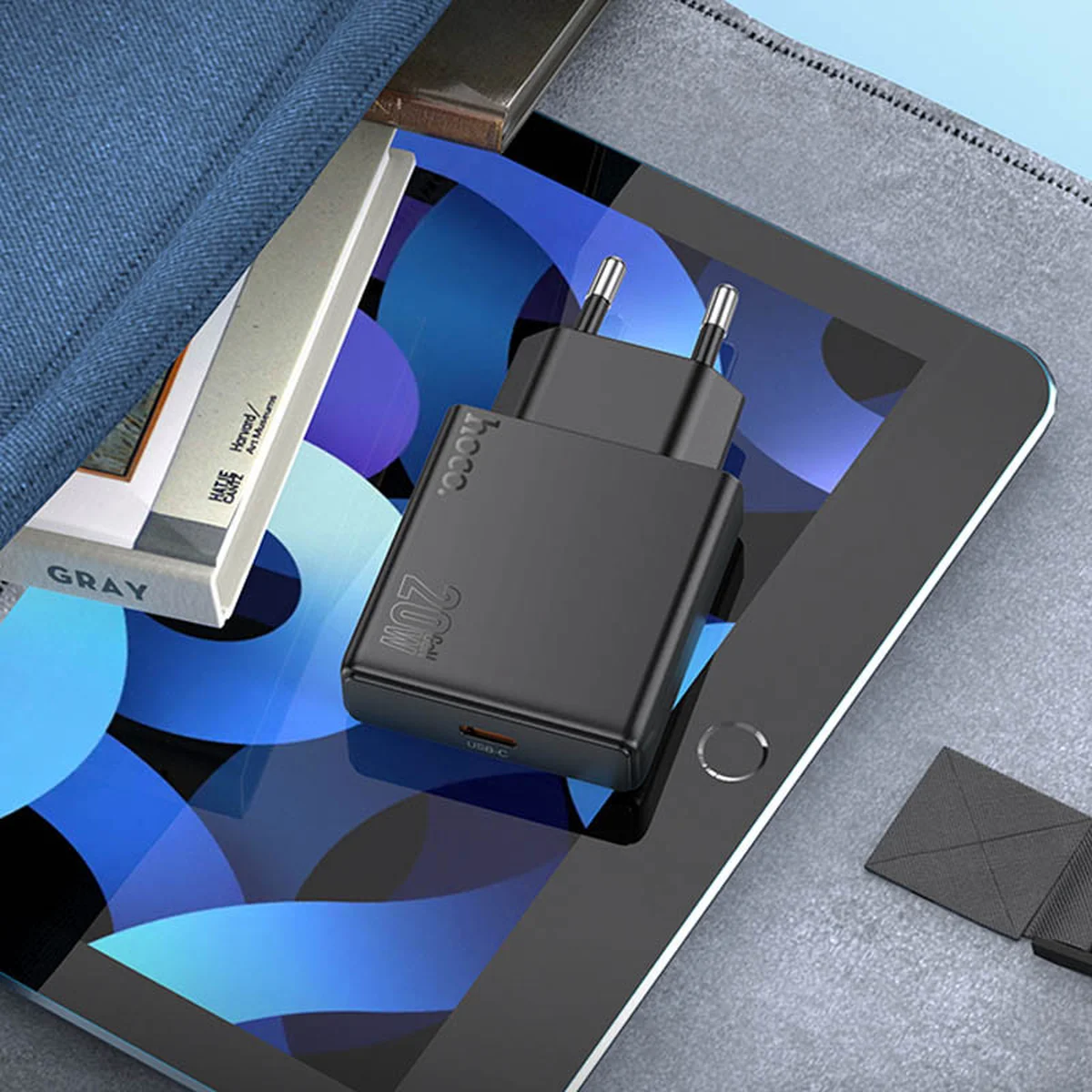 СЗУ Hoco N37 Delgado PD20W Black