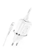 СЗУ Hoco N4 (2USB/2.4A) + Lightning Белый