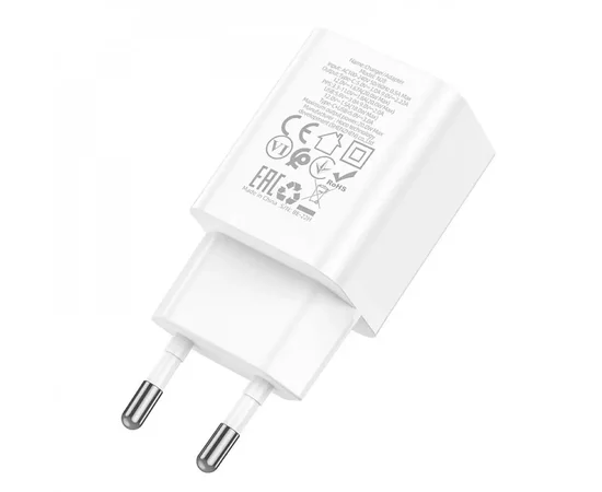 СЗУ Hoco N28 Founder 20W Type-C + USB White
