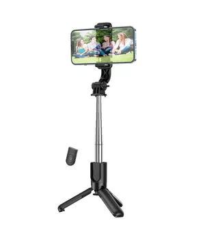 Монопод для селфі Hoco K17 Figure mini live broadcast stand Чорний