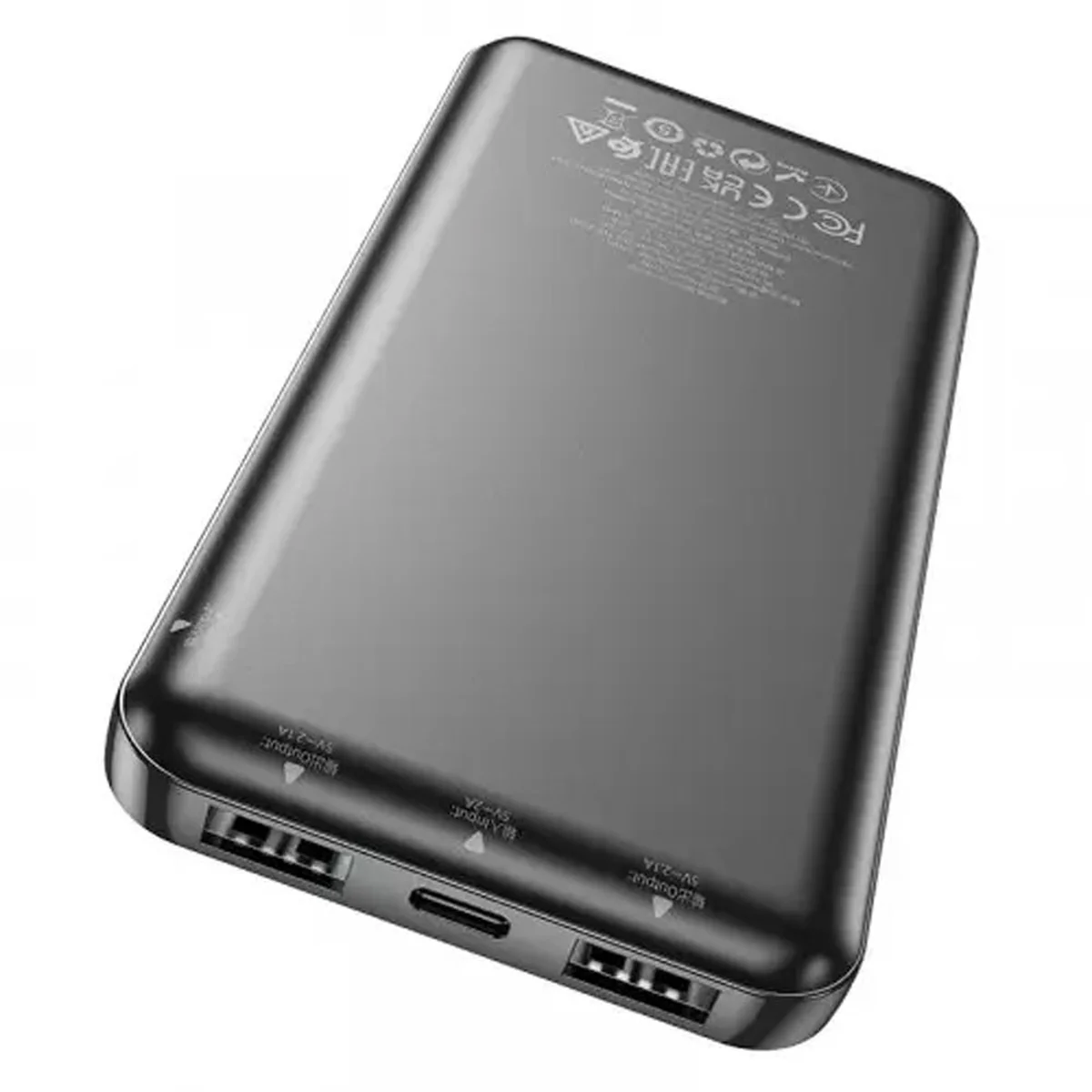 Портативное зарядное устройство Power Bank Hoco J100 High-ranking 10000 mAh Black