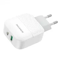 СЗУ Borofone BA46A PD 18W+QC3.0 (1USB/1Type-C/3A) Белый