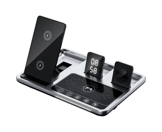 БЗУ R11 4in1 with clock Silver