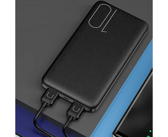 Портативний зарядний пристрій Usams PB7 US-CD63 Dual USB 10000mAh Чорний