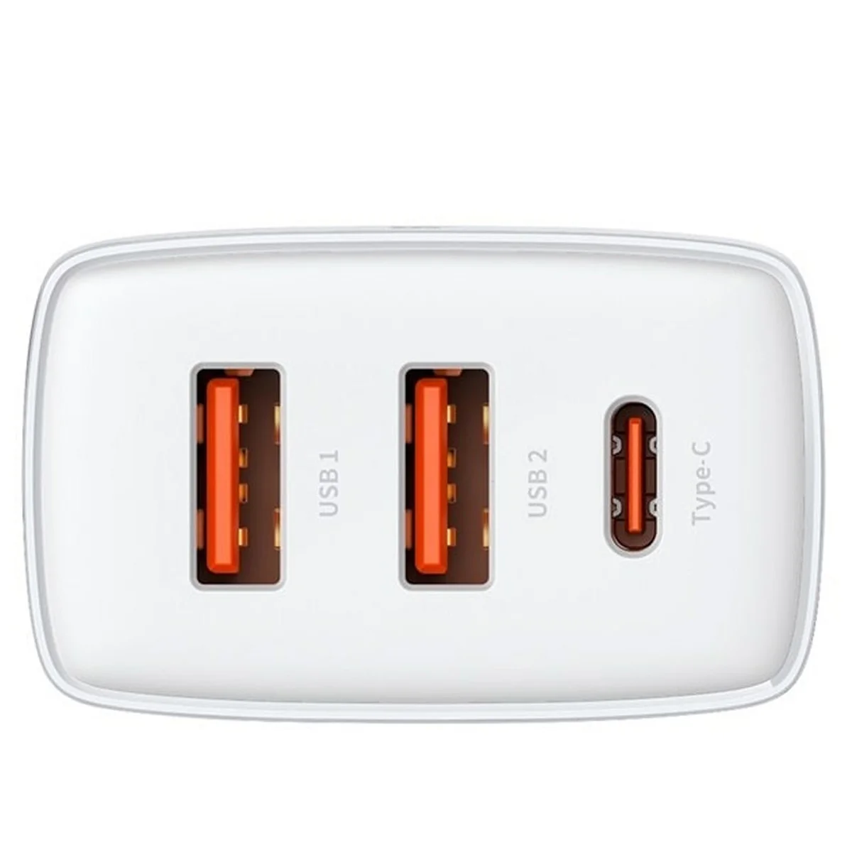 СЗУ Baseus Compact Quick Charger 30W QC+ PD (1Type-C + 2USB) (CCXJ-E) Білий