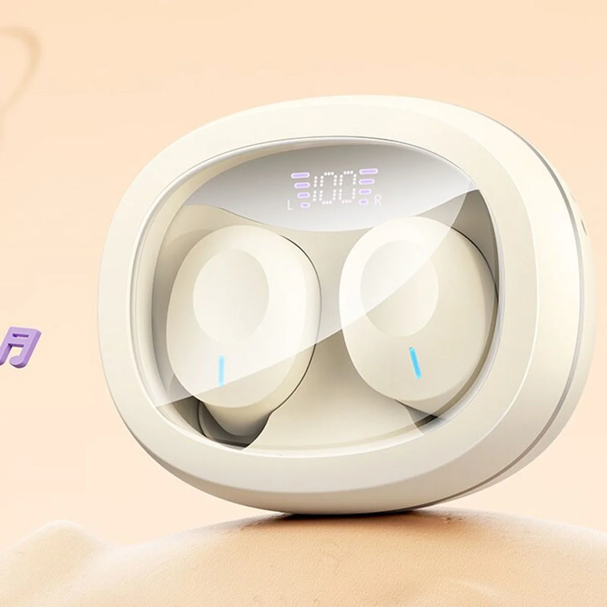 Беспроводные TWS наушники Hoco EQ3 Smart Milky White