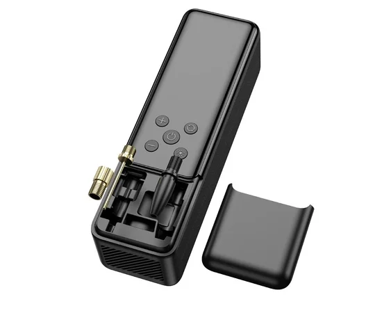 Автомобільний насос Hoco ZP5 May smart air pump Black