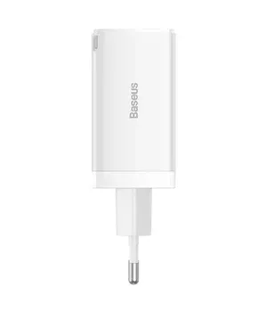 СЗУ Baseus GaN5 Pro 65W 2Type-C+USB 100W EU (CCGP12020) White