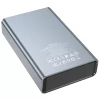Портативний зарядний пристрій Power Bank BOROFONE BJ40 Happy way 65W 15 000 mAh Metal gray