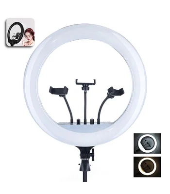 Кільцева LED лампа Arc Ring Remote control 21" + tripod 2.1m Black