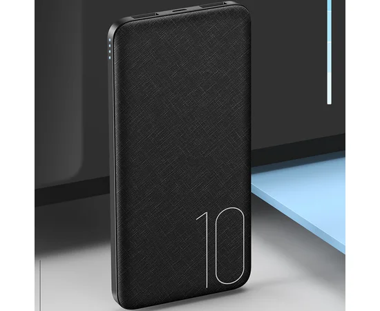 Портативний зарядний пристрій Usams PB7 US-CD63 Dual USB 10000mAh Чорний