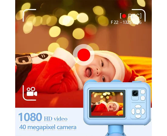 Детская фотокамера D32 Blue