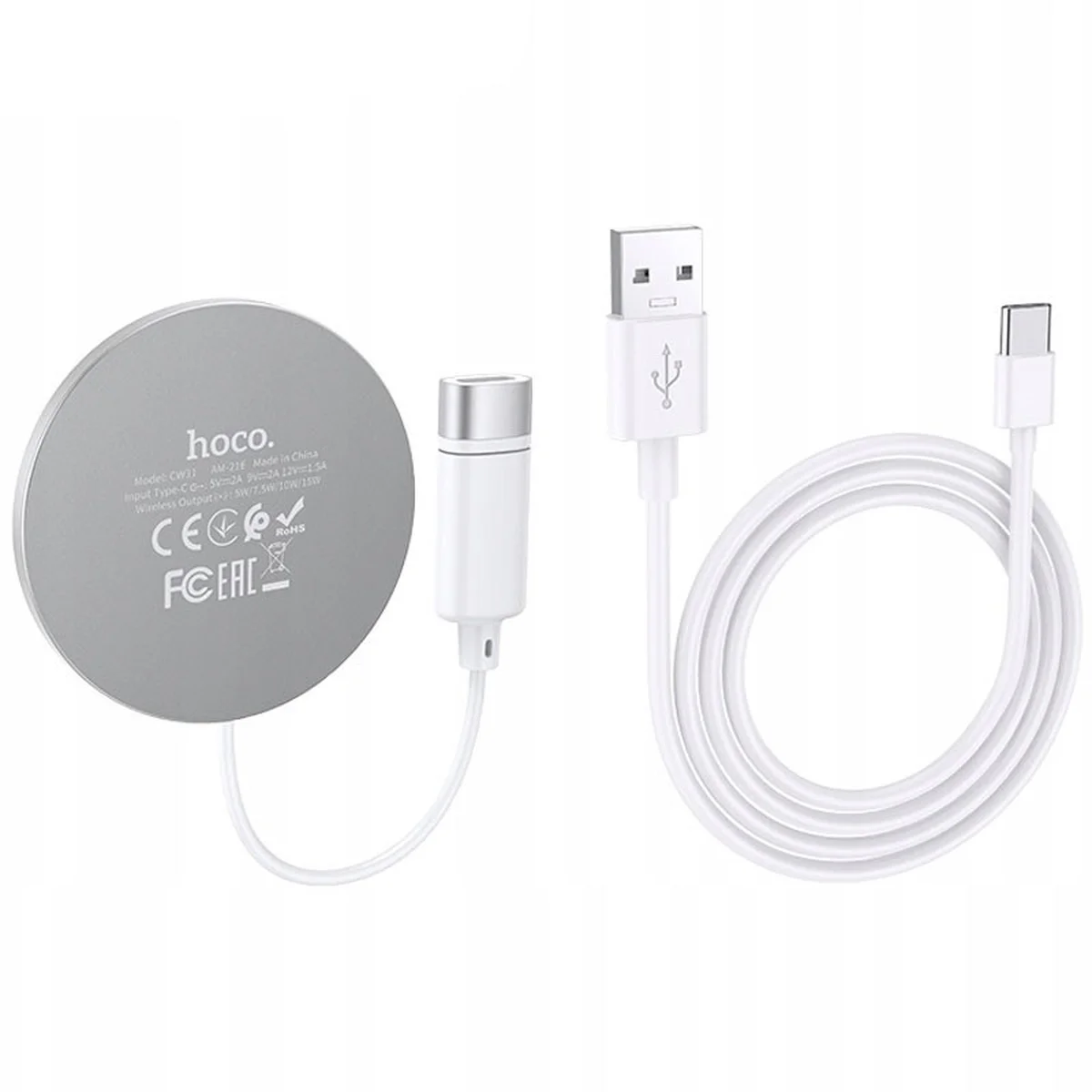 БЗУ HOCO CW31 15W Silver