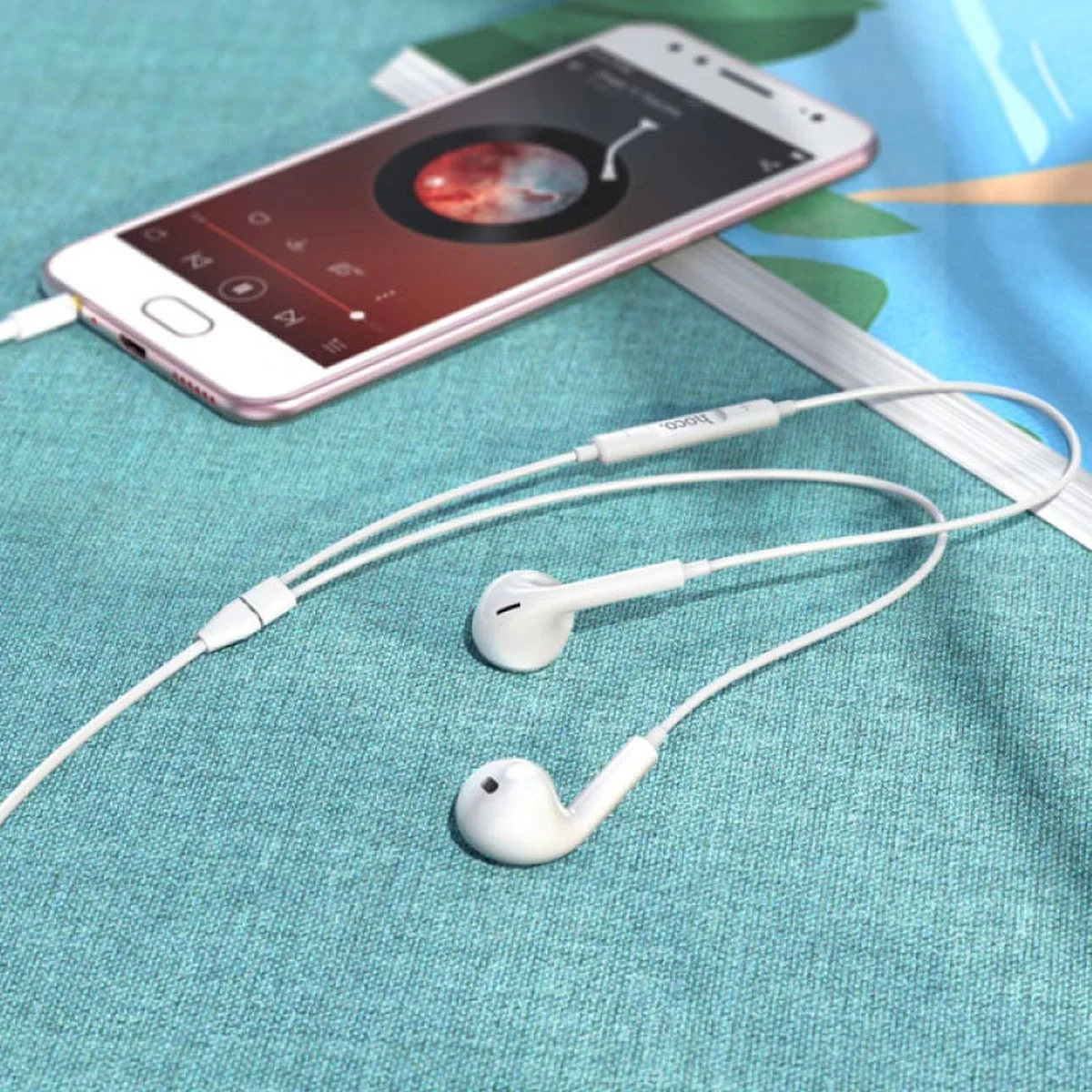 Стерео наушники Hoco M101 Max 3.5mm White