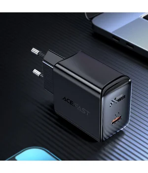СЗУ Acefast A21 30W GaN single USB-C Black