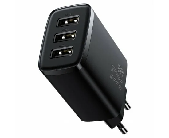 СЗУ Baseus Compact 17W (3USB) (CCXJ02) Черный