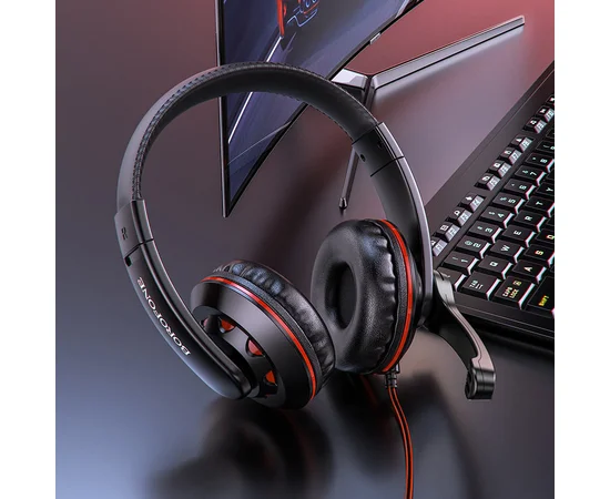 Стерео Наушники BOROFONE BO102 Красный