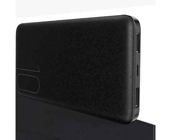 Портативний зарядний пристрій Usams PB7 US-CD63 Dual USB 10000mAh Чорний