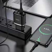 СЗУ Hoco N4 (2USB/2.4A) + MicroUSB Чорний
