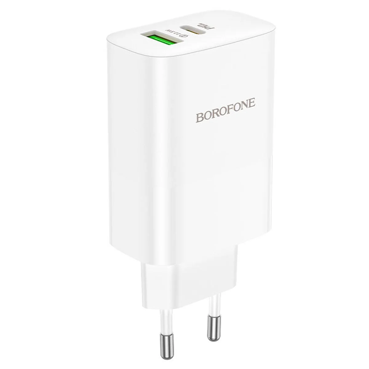 СЗУ Borofone BN10 Sunlight PD65W (1Type-C/1USB) White
