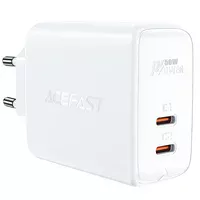 СЗУ Acefast A29 PD50W GaN (USB-C+USB-C) dual port White