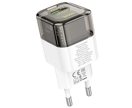 СЗУ Hoco C131A Platium PD30W+QC3.0 Transparent black