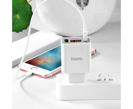 СЗУ Hoco C25A (2USB/2.2A) Белый