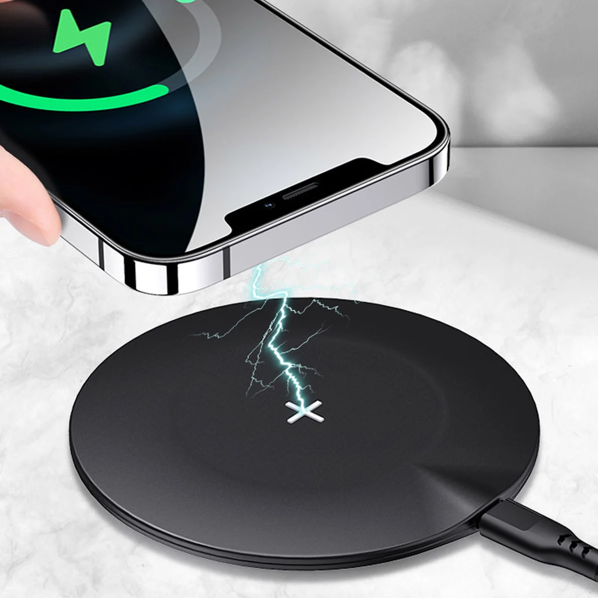 БЗУ Usams US-CD149 Fast Charge 15W (настольный) Черный