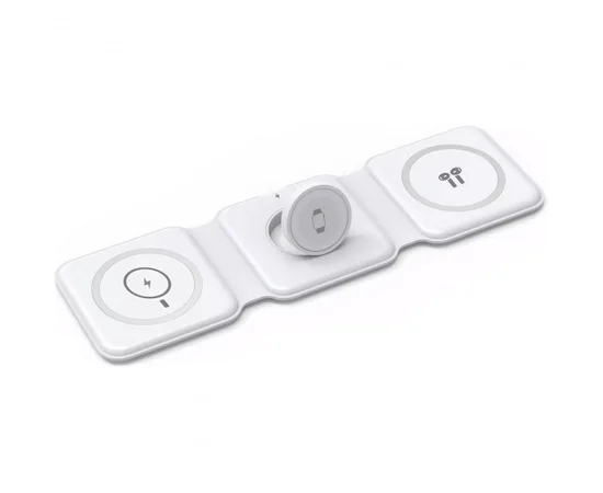 БЗУ WIWU M6 3 in 1 Wireless Charger White