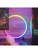 Настільна LED лампа RGB Intelligent circular atmosphere light Bluetooth USB with app Black