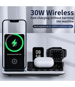 БЗУ R11 4in1 with clock Silver