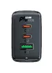 СЗУ Acefast A41 PD65W GaN (2*USB-C+USB-A) Black
