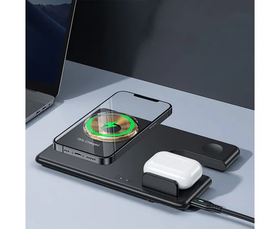 БЗУ Hoco CQ1 Geek 3-in-1 (for iWatch) Black